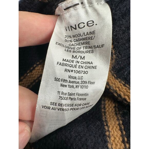 Vince Breton Stripe Wool & Cashmere-Blend Cardigan - Picture 11 of 11